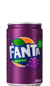 Refrigerante Fanta Uva Lata 220ml