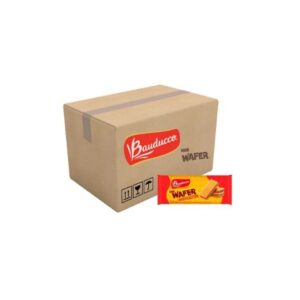 Caixa de mini waffeer sabor chocolate - 30 unidades