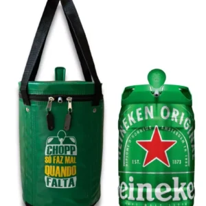 Kit Barril Chopp Heineken 5 L + Bolsa Cooler Térmica