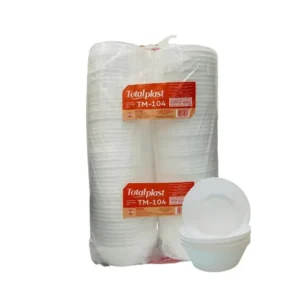 Marmitex Totalplast 1100 ML (187 X 65 MM) - Fardo C/ 100 Unidades